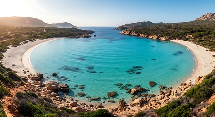 Fototapeta premium Spiaggia del Principe Beach, Sardinia