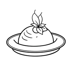 Continuous Line Drawing of Elegant Table Setting with Cutlery

