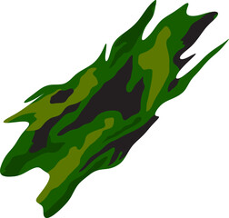 Camouflage Pattern in Abstract Shape