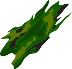 Camouflage Pattern in Abstract Shape