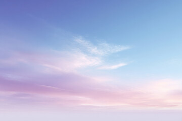 serene sky gradient transitioning smoothly from ultrabright blue to soft pink and violet