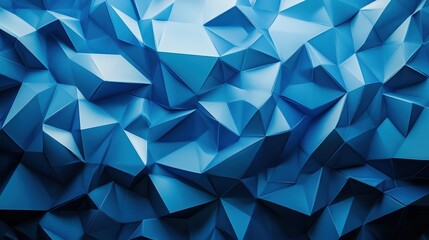 Obraz premium Wallpaper An abstract blue geometric shapes background wallpaper design