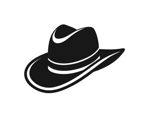 Vintage Cowboy Hat Patch Design – Western Icon Vector
Wild West Cowboy Hat Vintage Logo in Flat Line Style