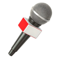Dynamic Microphone Isolated on White Background