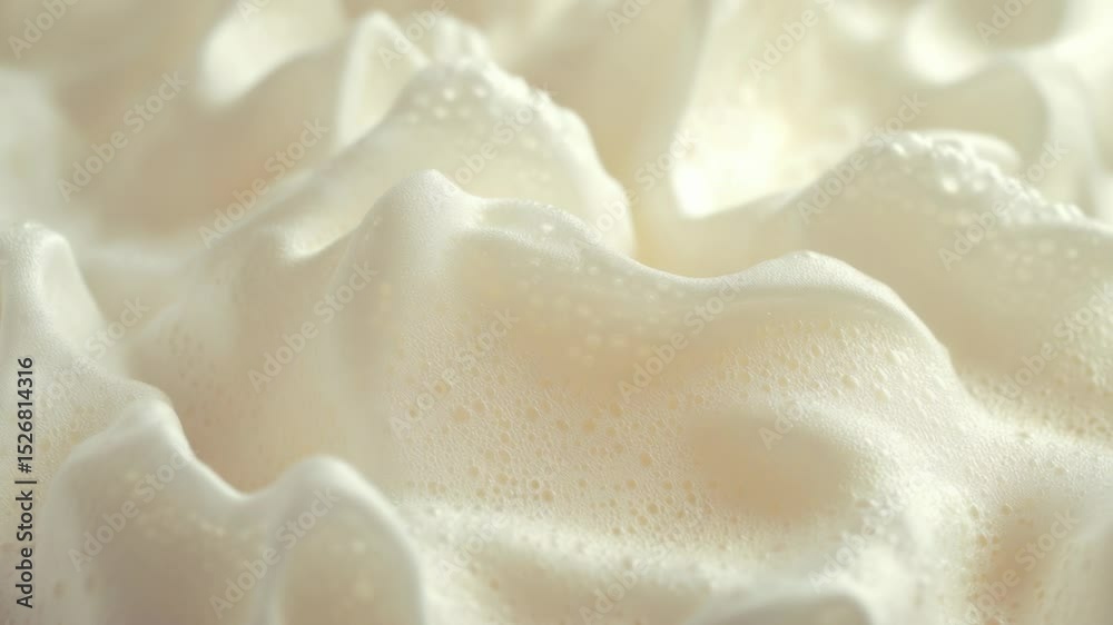 Poster a close-up shot of a white cloth with water droplets, suitable for use in photography or design conc