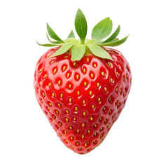 Red berry strawberry isolated on white background