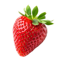 Red berry strawberry isolated on white background
