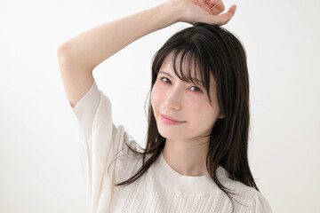 Fototapeta premium 笑顔の女性