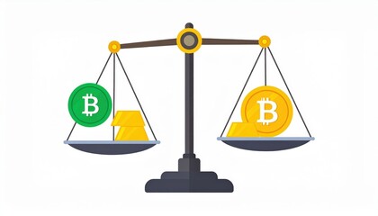 Bitcoin And Gold Value Comparison