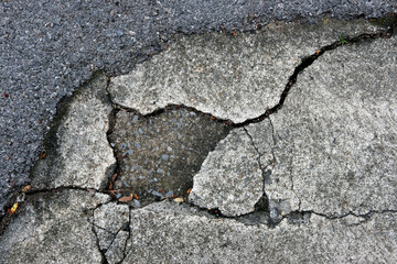 cracked asphalt texture