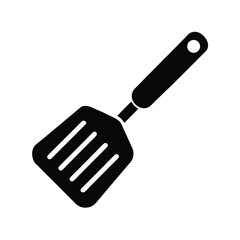Outdoor Cooking Spatula Icon Vector Illustration