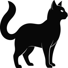 black cat silhouette