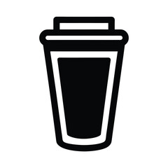 Outdoor Cup Holder Clip Icon Vector Illustration