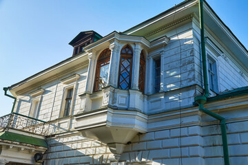 Kachanivka Palace Ornate Oriel Window Detail