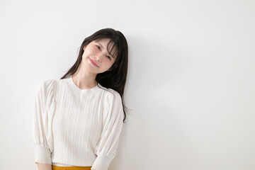 Obraz premium 笑顔の女性
