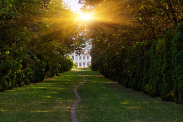 Historic Halagan Palace in Sokyryntsi Park
