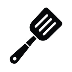Portable Folding Spatula Icon Vector Illustration