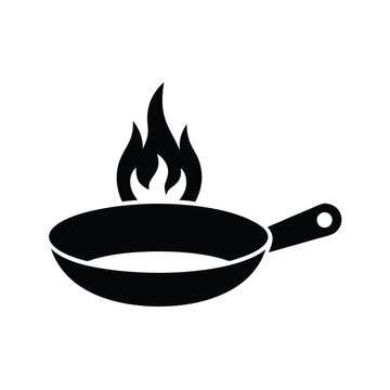 Portable Firepan Icon Vector Illustration