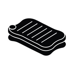Sleeping Pad Icon Vector Illustration