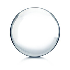 3d glass bubble ball image