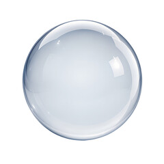 3d glass bubble ball image