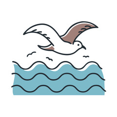 vector illustration of an eagle