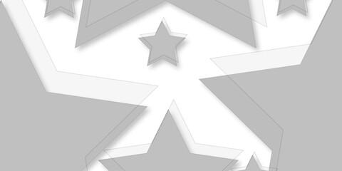 Modern geometrical dynamic and seamless abstract white background. Colorful Star Illustration Graphic.  Abstract geometric minimal futuristic element concept. Design for poster, brochure, banner, wall