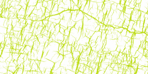 Obraz premium white wall texture, a green and white image of a cracked wall, cracked green paint on a white background, a green and white drawing of a cracked wall, background with cracks. 