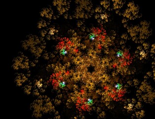 Imaginatory fractal abstract background Image