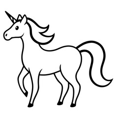 Fototapeta premium horse vector illustration isolated on white