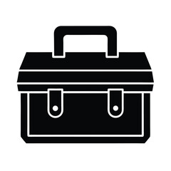 Vintage Tool Chest Icon Vector Illustration