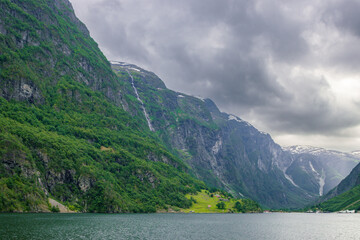 Views from the cruise that goes from Flam to Gudvangen (Norway)