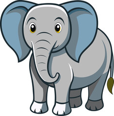 funny elephant cartoon
