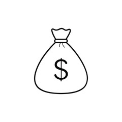 bag with dollar
