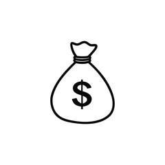 bag with dollar
