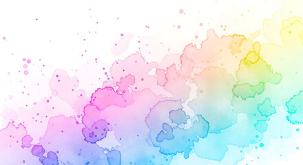 Watercolor backgrounds in gradient style for abstract poster art