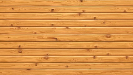 Fototapeta premium Light-colored wooden planks arranged horizontally creating a pattern that may be used in architecture and design projects