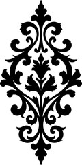 Obraz premium Ornate Damask Flourish vector design