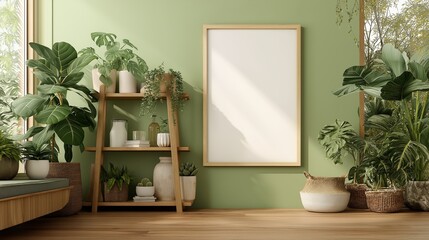 Cozy Greenery in Minimalist Interior Design