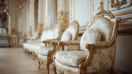 Elegant Vintage Chairs in Luxurious Setting