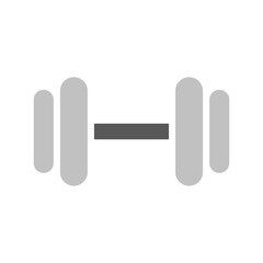 dumbbell icon, vector illustration, symbol, design logo template picture, for ui or ux isolated on white for mobile app, editable