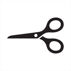 scissors icon vector on white background.