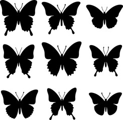 Butterfly Silhouette Bundle | SVG Clipart for Crafts & Design  bundle