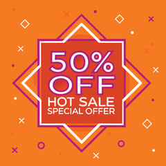 Set of Sale tags or banners, special offer headers, discount stickers. Vector elements for website design