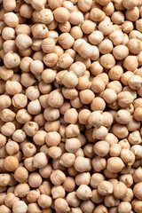 Close-up of chickpeas from Leon, Spain
