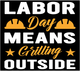 Happy Labor Day T-shirt Design
