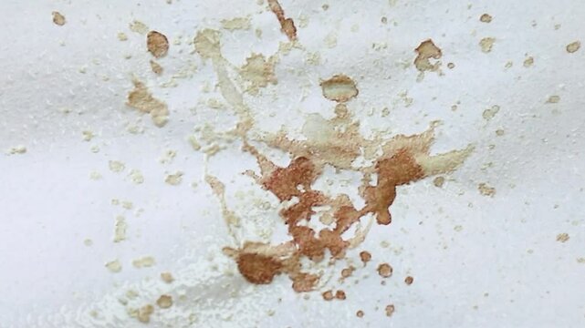 Forensic test for the identification of bloodstains with hydrogen peroxide