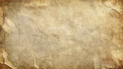 Obraz premium Aged vintage parchment background with distressed texture and old paper effect, perfect for antique invitations, historical documents, retro book covers, rustic scrapbook projects, or classic artisti