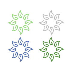 NATURAL ECO PRODUCT BADGES COLLECTION VECTOR