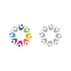 Obraz premium Coworking People Together Union Teamwork 